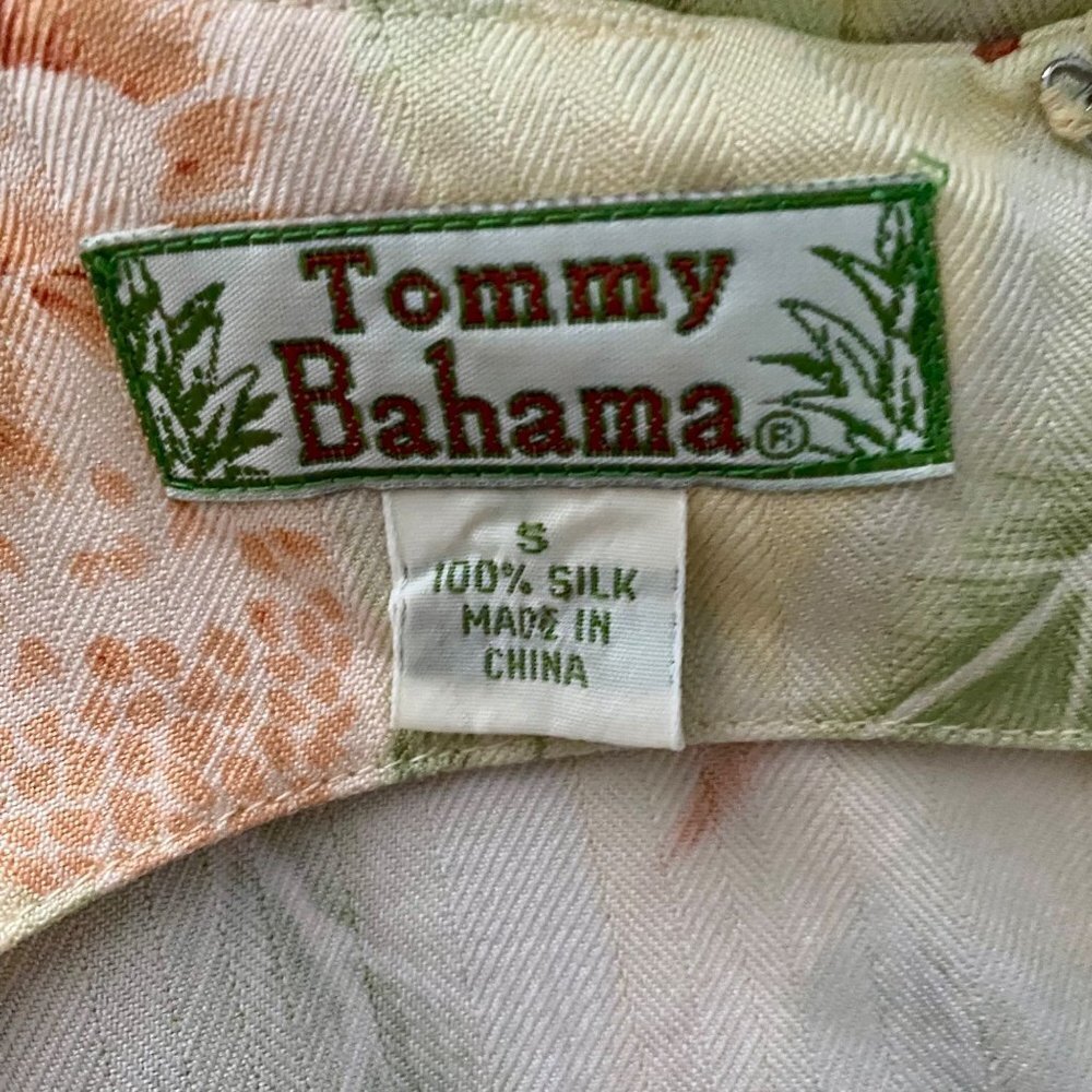 Tommy Bahama Silk Sleeveless Top with Zipper in Back Women's Size Small - Picture 7 of 9